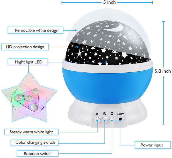 Lumină de Noapte Magică pentru Copii